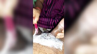 देसी माल ने झांट बनाई बॉयफ्रेंड की