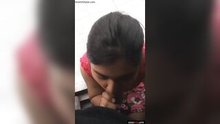 मकानमालिक की बेटी ने लंड चूस के मलाई खाई