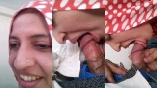 ऑफिस के अंदर अपने बॉस को मुख़मैथुन देती मुस्लिम भाभी